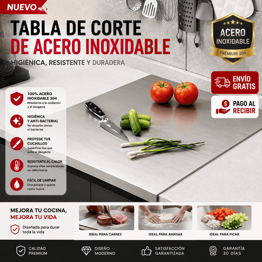 TABLA EN ACERO 30*40 ° OFERTA 2X1 ° PRECIO DE LIQUIDACIÓN 🔥🔥