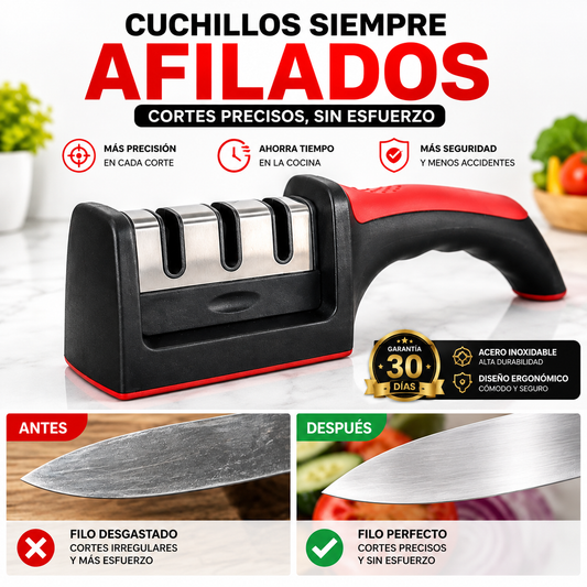 Afilador de Cuchillos Inoxidable